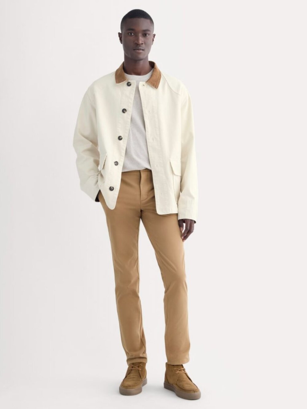 Everlane Men's Performance Chino | Uniform in Light Brown, Size 32x30